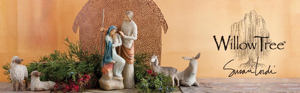 Willow Tree Holy Family, Willow Tree Nativity, Nativity Set, Nativity Figurines, Willow Tree Nativit