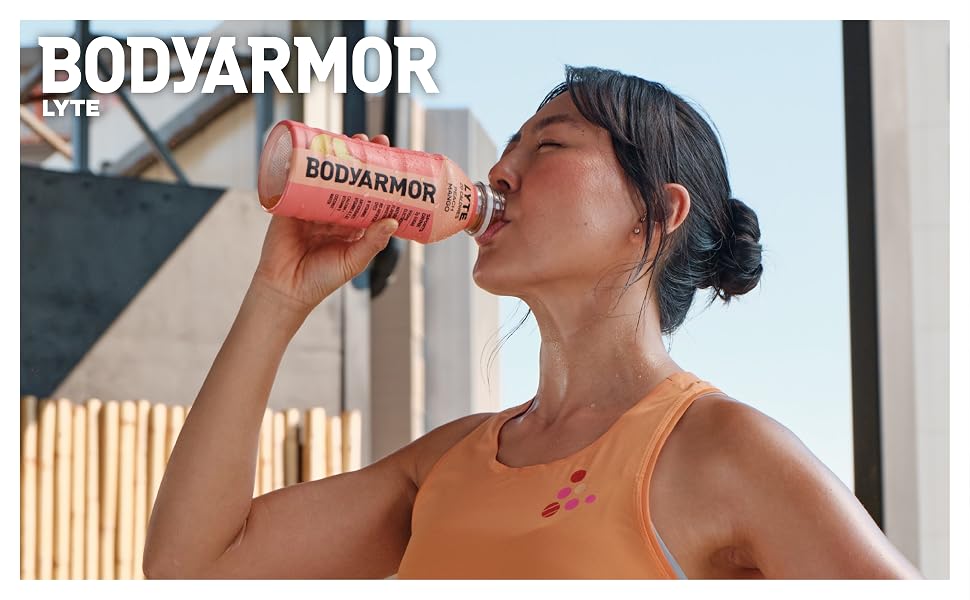 body armor, sports drink