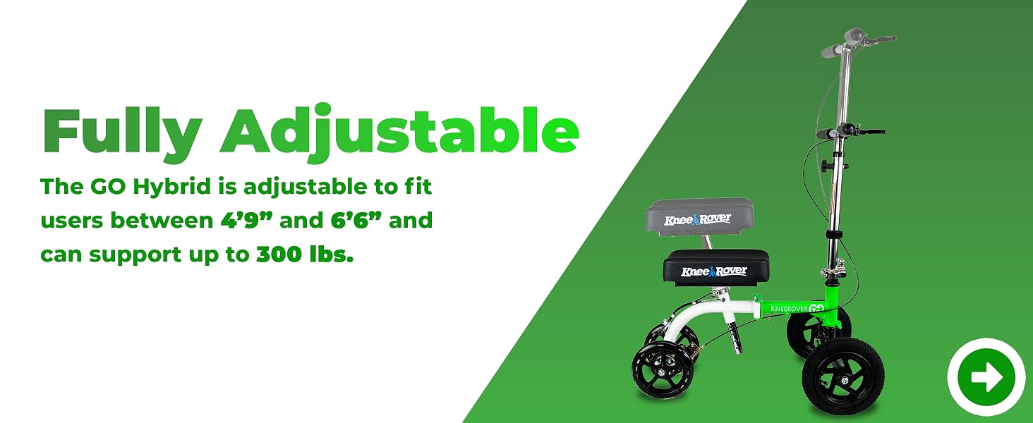 Broken ankle outdoor activity outside walk movement sport all conditions versatile large wheels