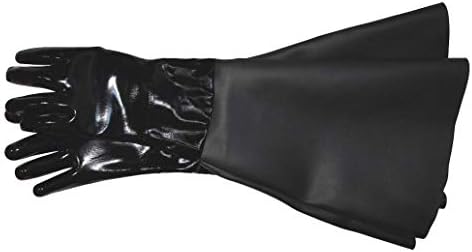 Neoprene Gloves for Sandblasting Sandblaster Sand Blast Cabinet - 6" x 24" Made in USA