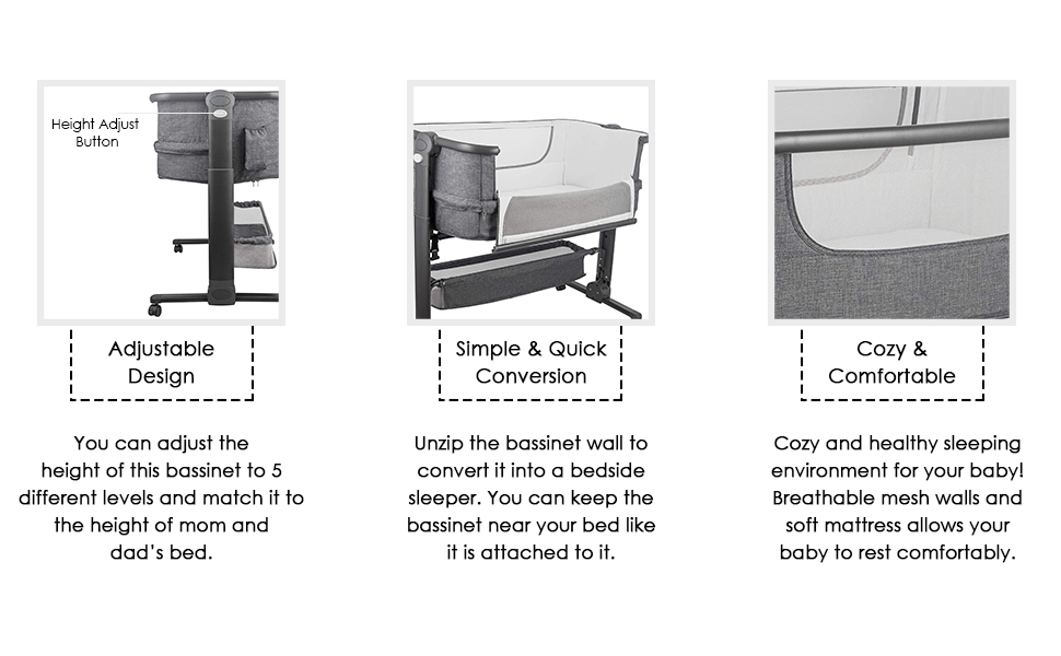 Easy Folding Portable Crib