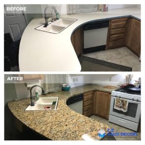 kitchen peel and stick countertop gold granite contact paper self adhesive wallpaper shelf liner
