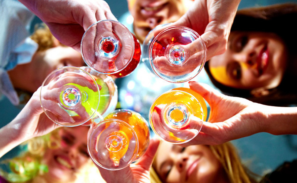 Set of 36pcs Plastic Margarita Glasses