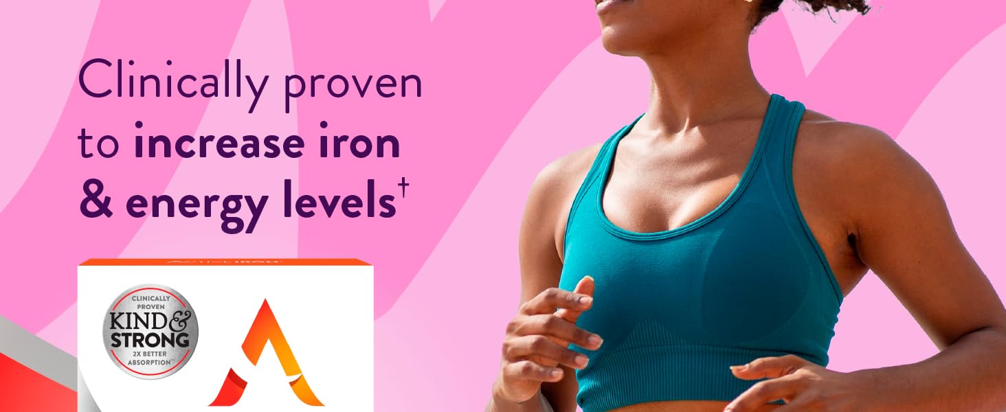 clinically proven to increase iron and energy levels