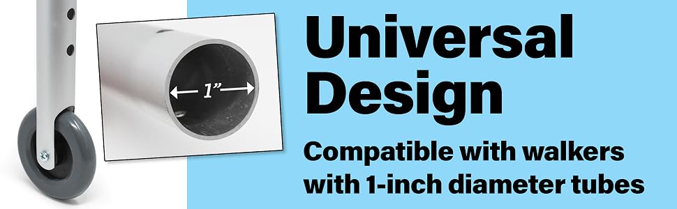 Compatible with 1-inch tubes