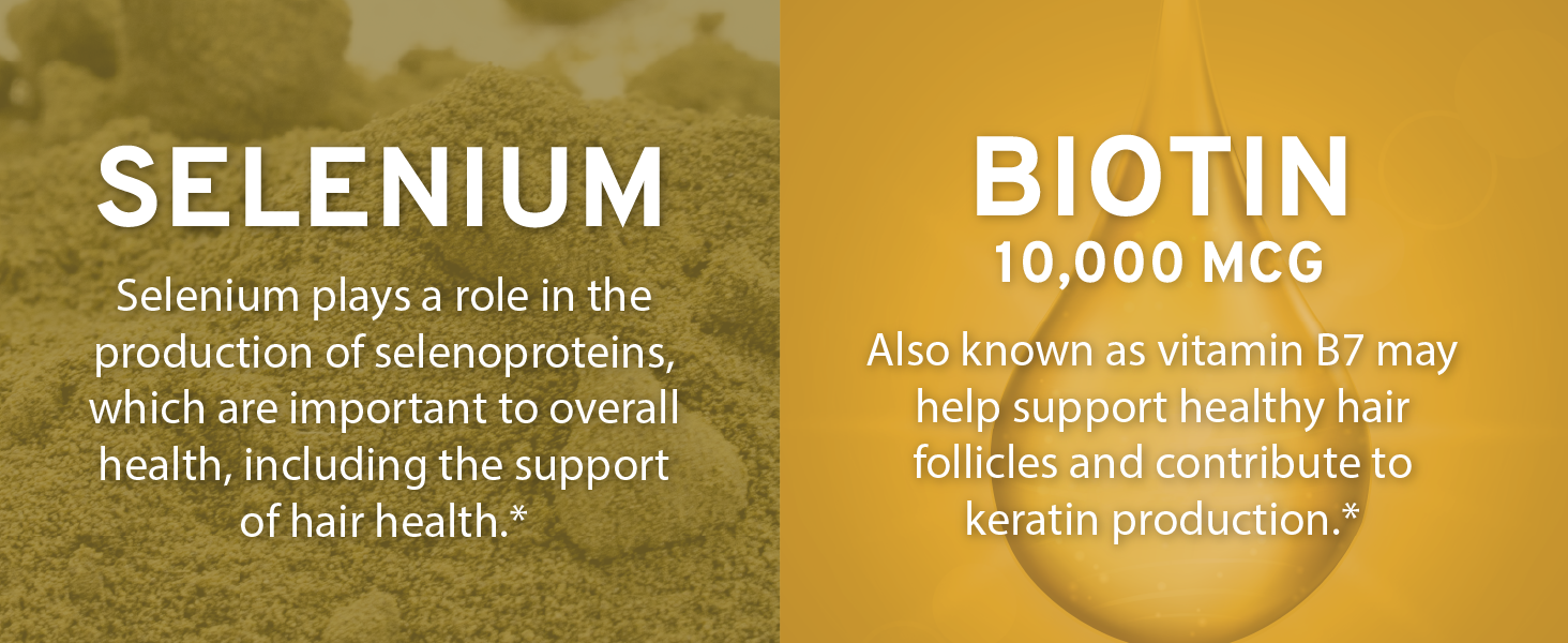 Selenium and Biotin