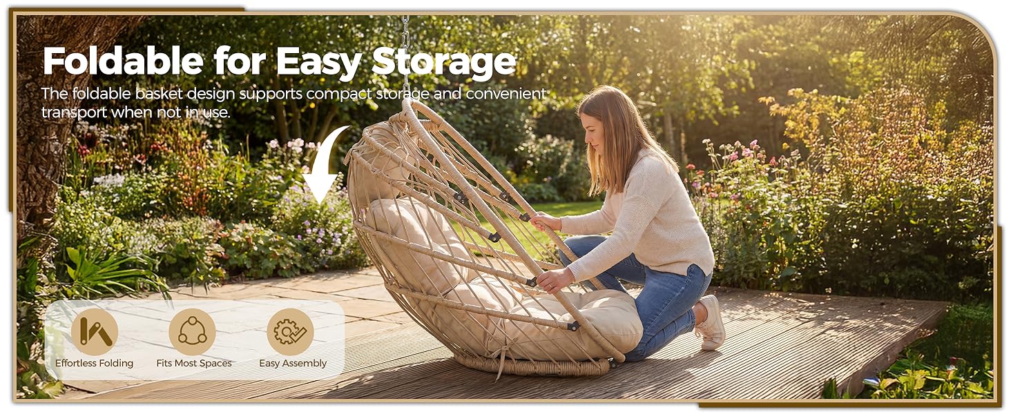 egg swing chair without stand hanging ceiling tree hammock chair no base outdoor patio wicker rattan