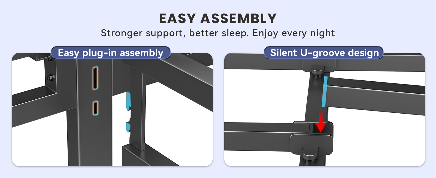 king platform bed frame