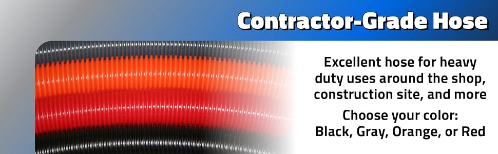 Contractor-Grade Hoses Colors