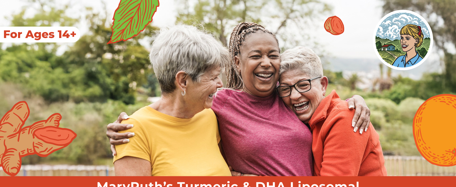 Turmeric &amp; DHA Liposomal, Orange Ginger, 15.22 oz