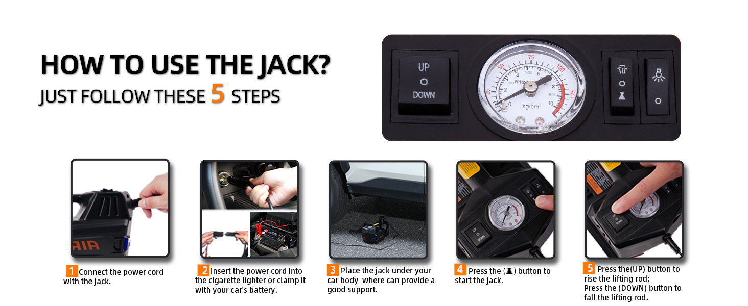 HOW TO USE THE JACK