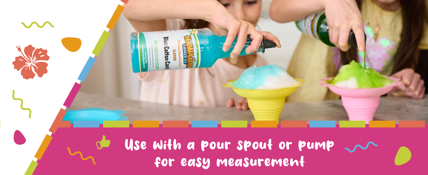 use with a pour spout or pump for easy measurement