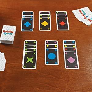 qwirkle rummy mindware family card game