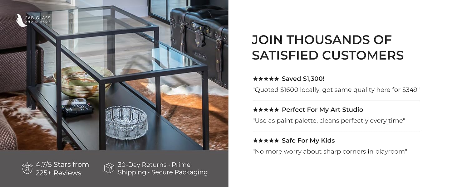 tempered glass custom cut rectangle rectangular tabletop replacement dining coffee desk office size