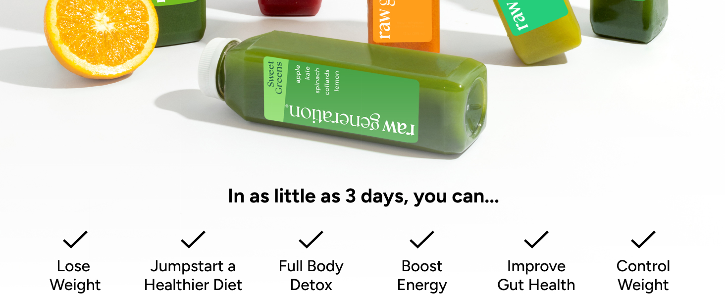 In as little as three days you can lose weight, detox, improve gut health and more