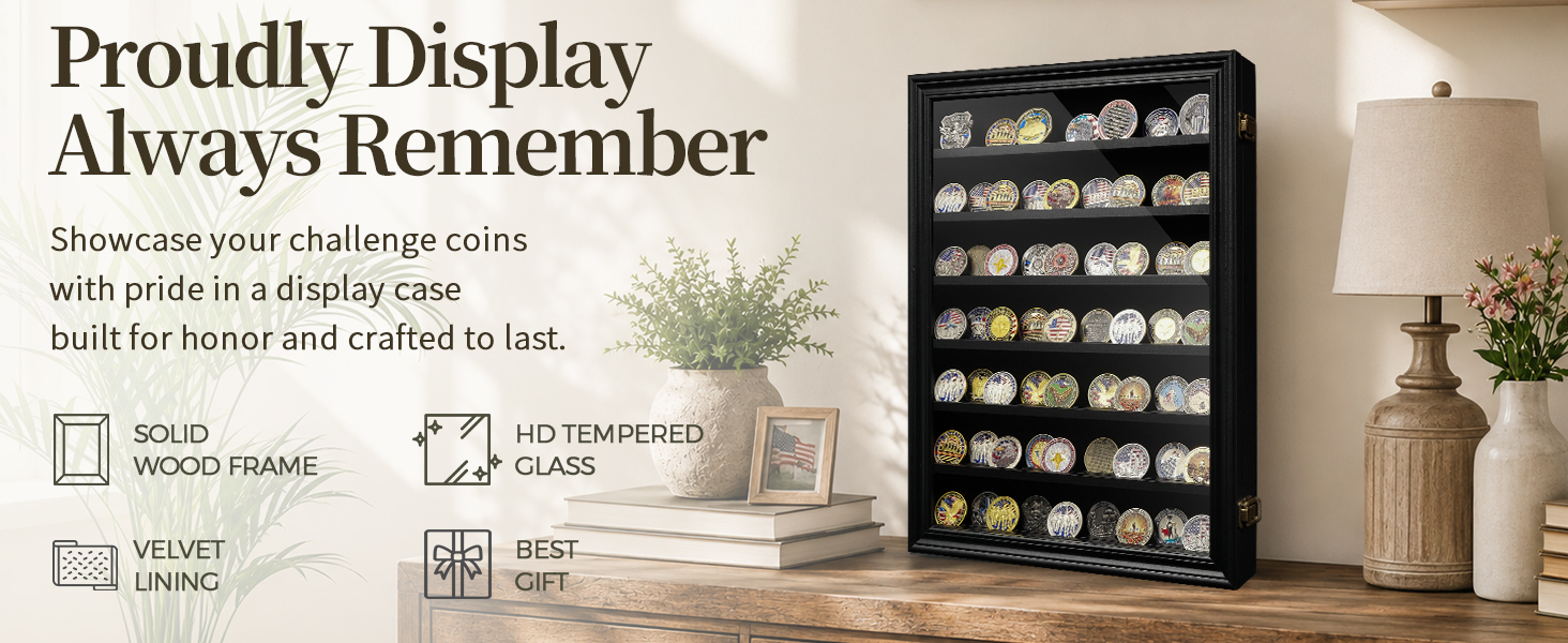 military coin holder display