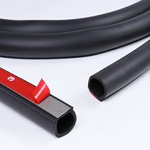 d shape car door seal