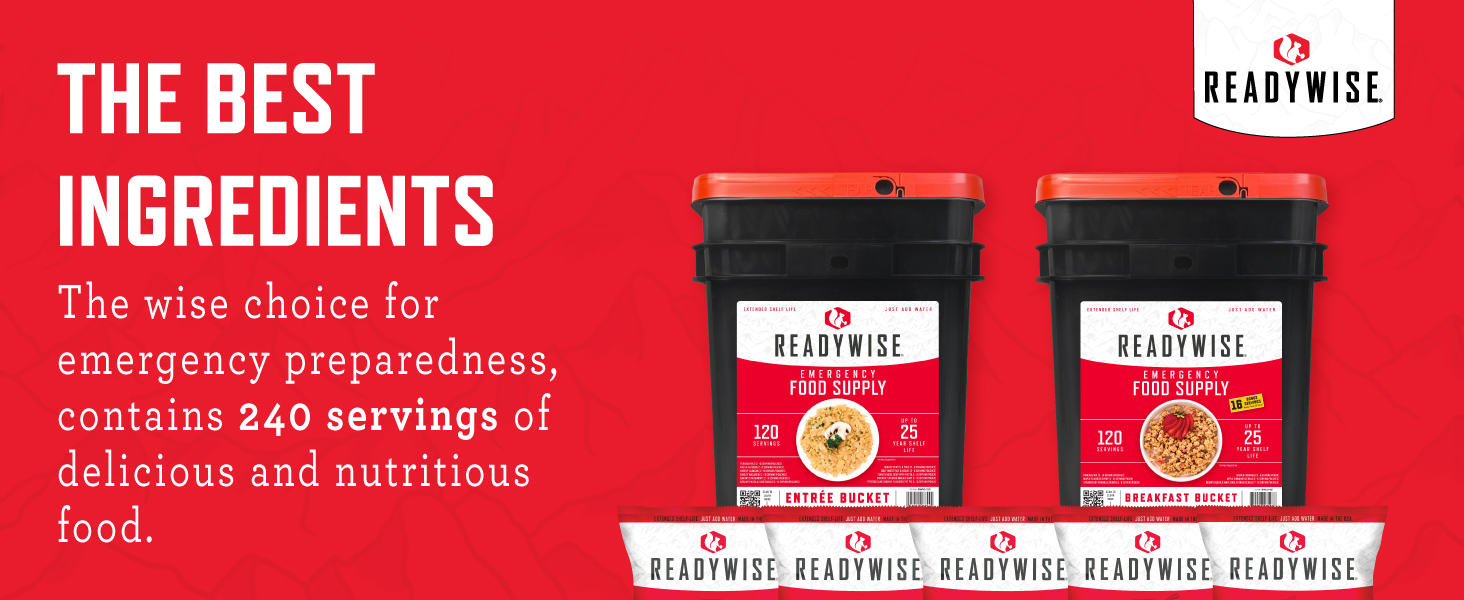 The Best Ingredients for each bucket