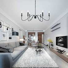 chandeliers living room