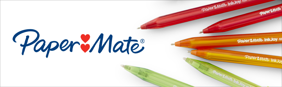 Paper Mate InkJoy 100RT Retractable Ballpoint Pens, Medium Point (1.0mm), Assorted, 20 Count