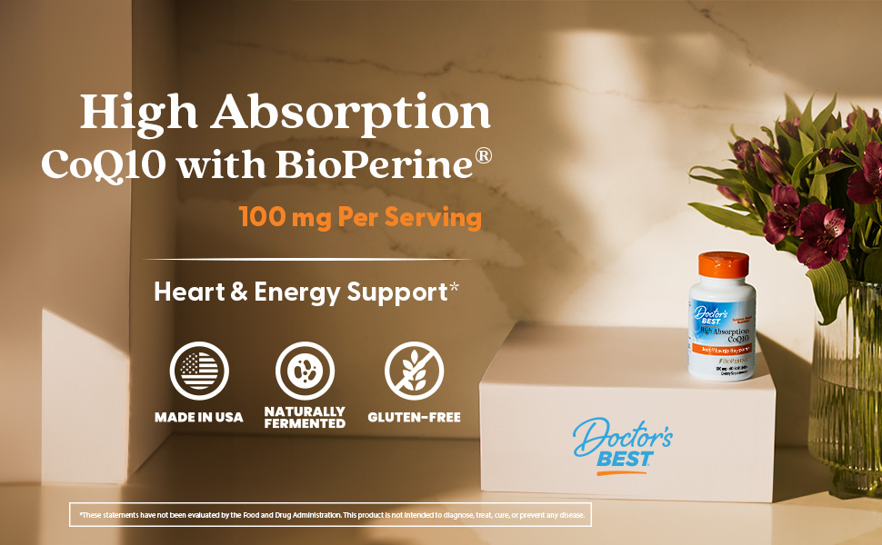 High Absorption CoQ10 with BioPerine 100 mg