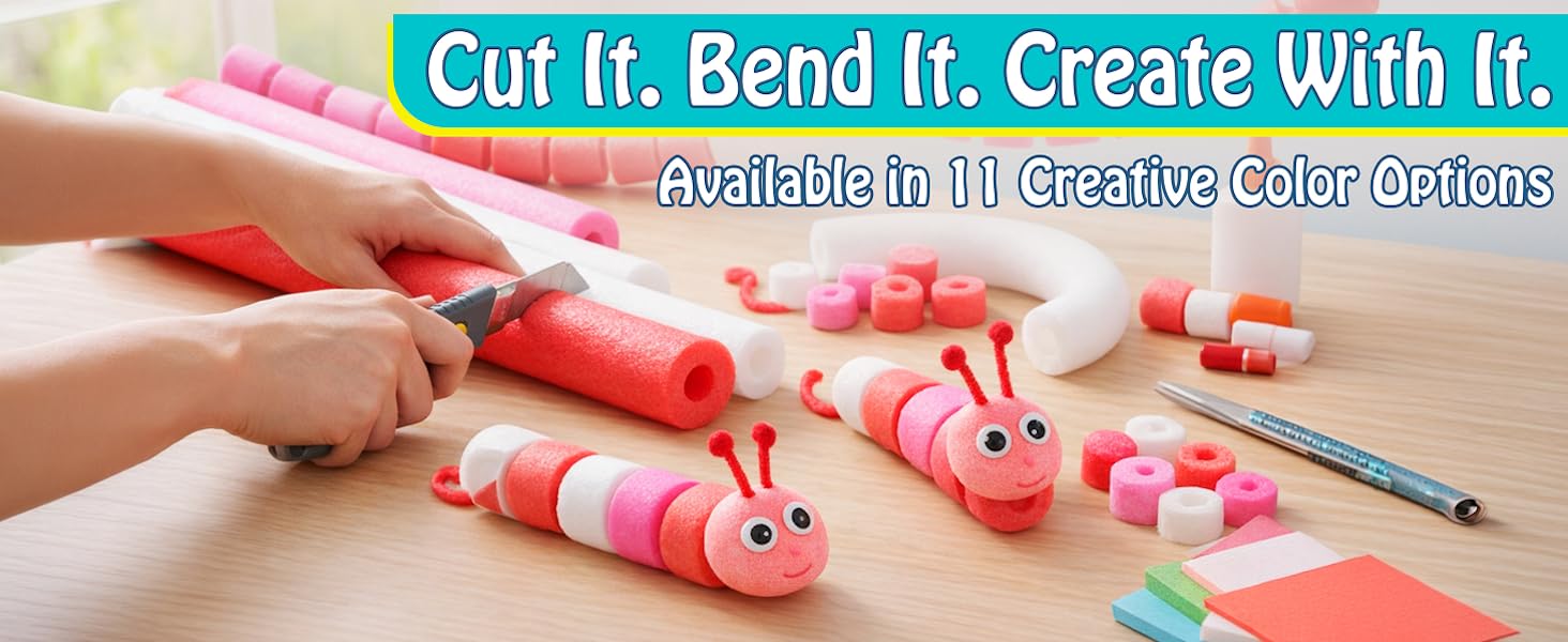 arts and crafts with pool noodles