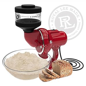 Home milling, best flour, fresh four, grain grinding, flour mill, grain mill, organic grain