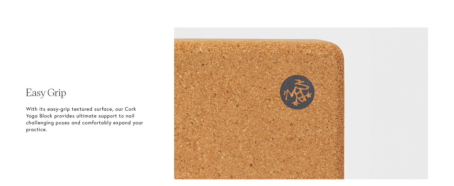 manduca cork block balancing yoga block bloque de corcho easy grip cork block firm support mandoka