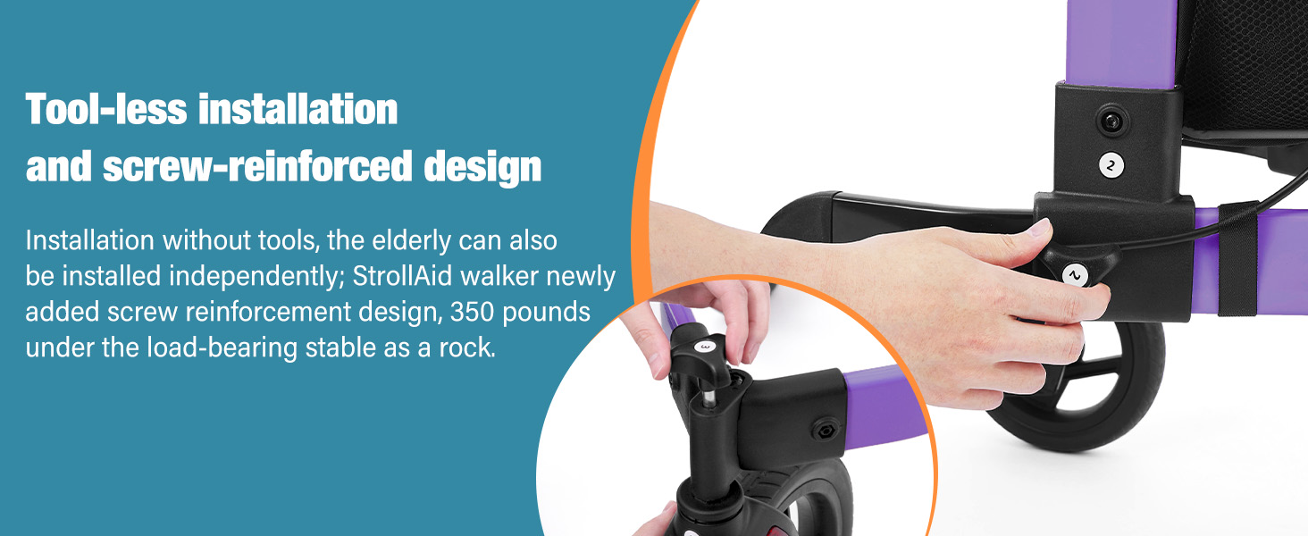 3 Wheel Rollator Walker