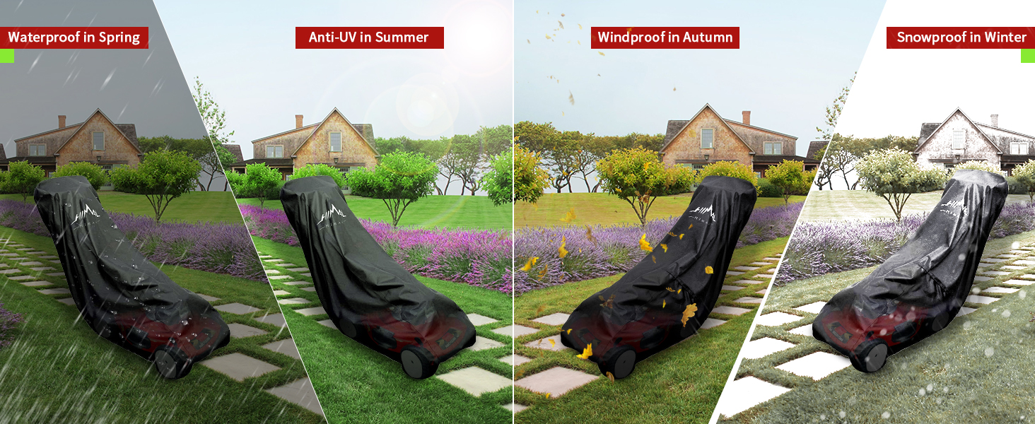 lawn mower covers for outside