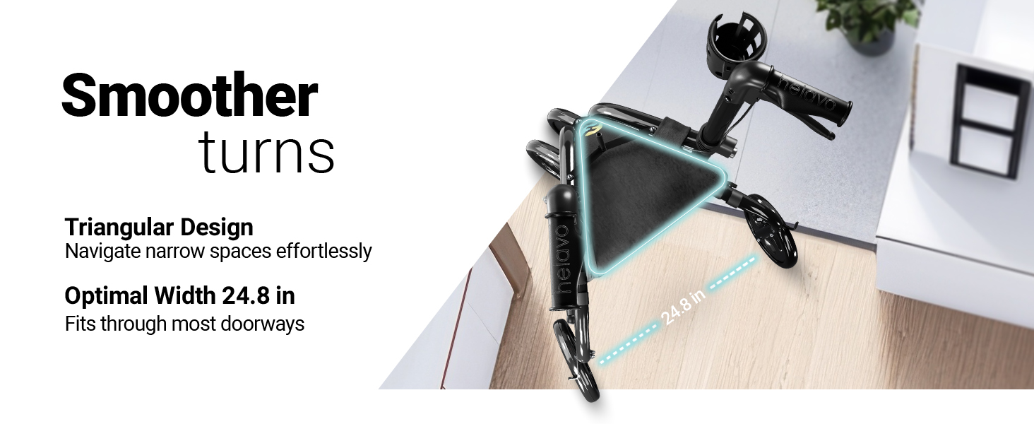 Narrow Walker with Triangular Design