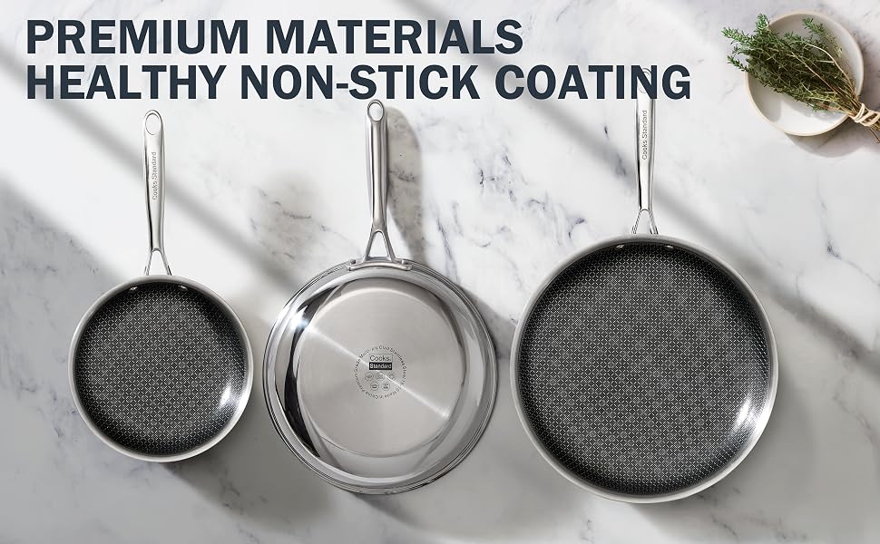 Stainless Steel Hybrid Nonstick A1