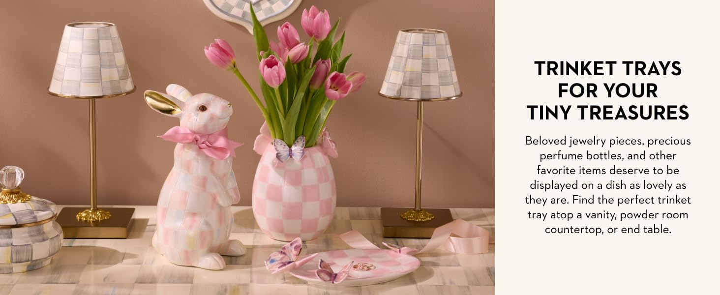 Trinket trays and display trays small and large.