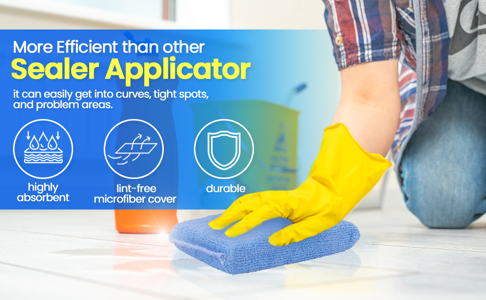 MORE EFFICIENT THAN OTHER SEALER APPLICATOR TOOLS