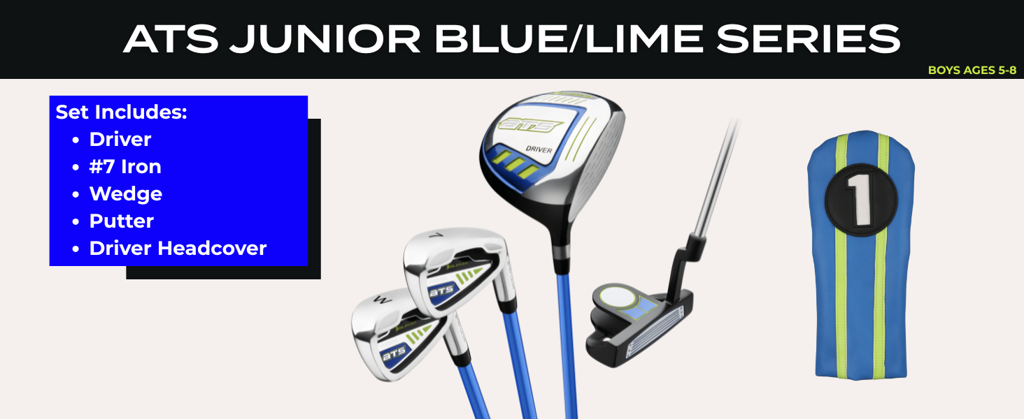 ATS Junior Blue/Lime Set