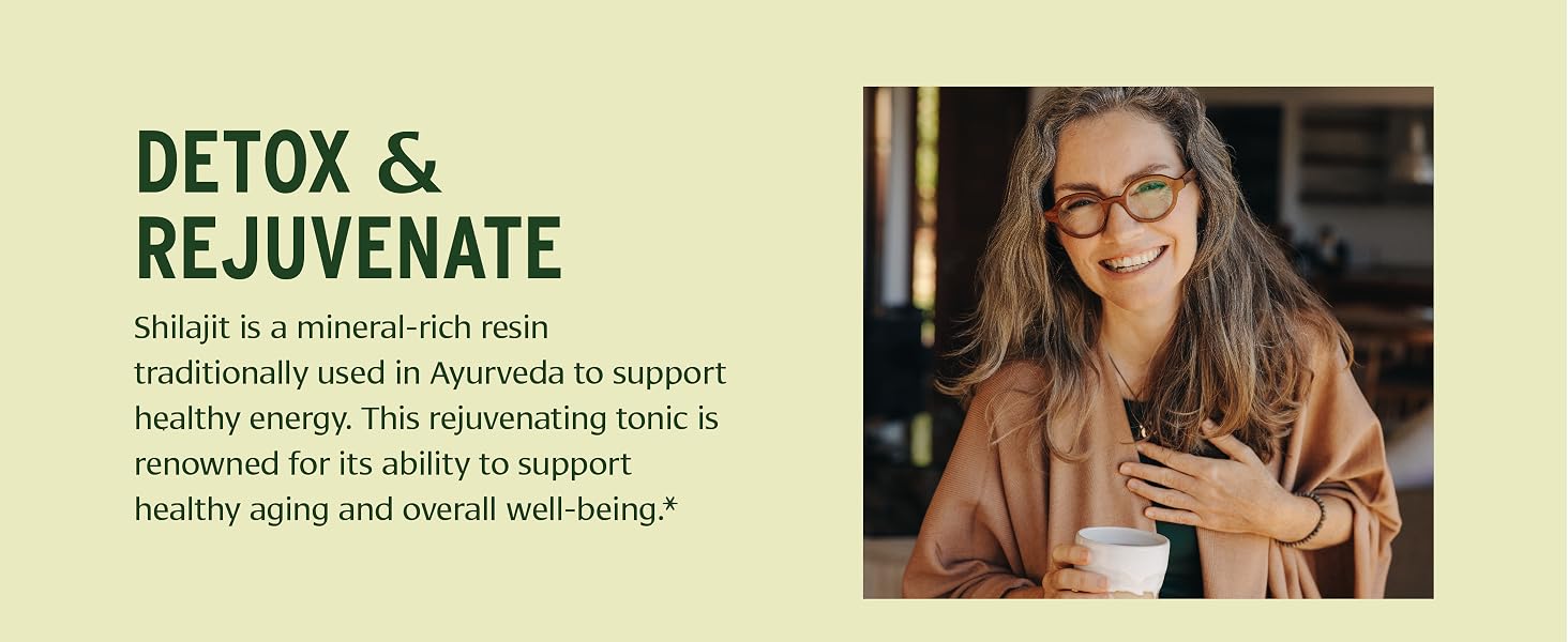 Shilajit, mineralpitch for healthy aging