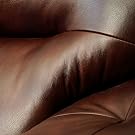 brown leather couch