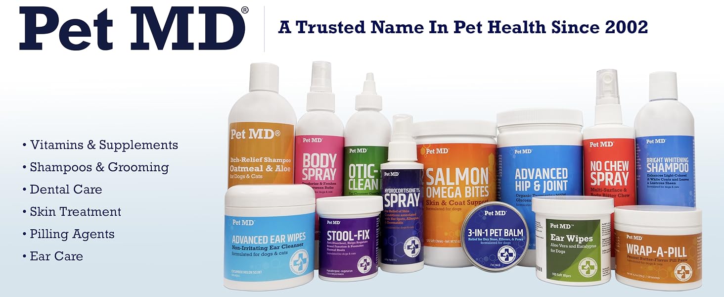 Pet MD, A trusted name in pet health since 2002