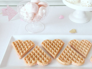 Euro Cuisine Waffle Maker Heart Shaped Waffles