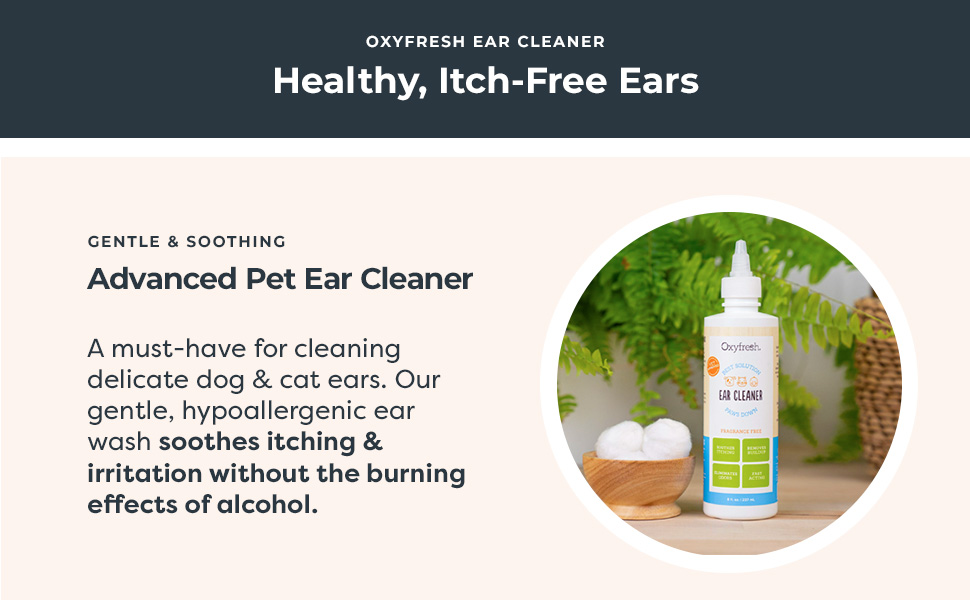 Oxyfresh Advanced Ear Cleaner - soothing comfort for dirty ears
