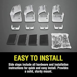 Bully,side step,truck accessories,durable,support,anti-slip,easy to install,rugged,customizable,pair