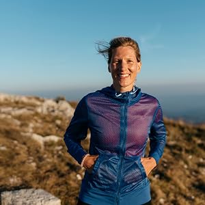 woman on a mountain