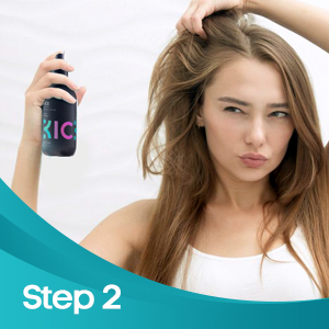 Sea salt spray for hair, thick hair, color protection