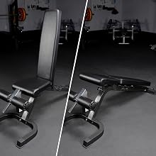 full incline, decline and flat weight bench