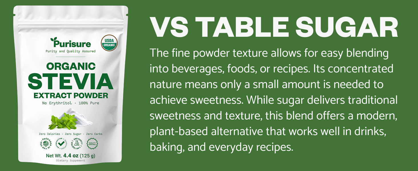 Organic stevia