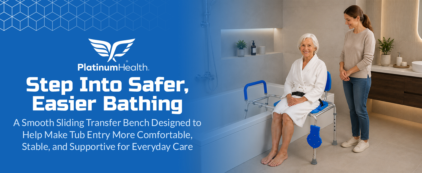 Platinum Health Sliding Shower Chair HydroGlyde