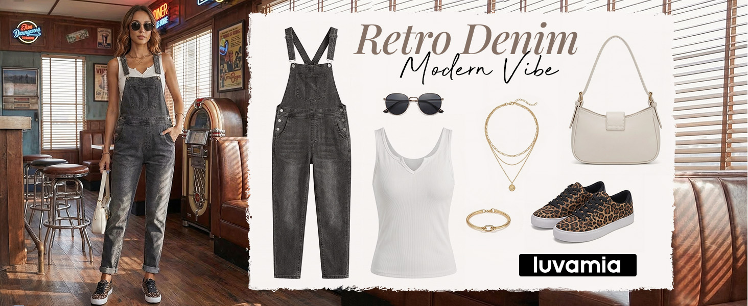 jean ropmer for women trendy denim overalls for women vintage outfits jean jumpsuits for women