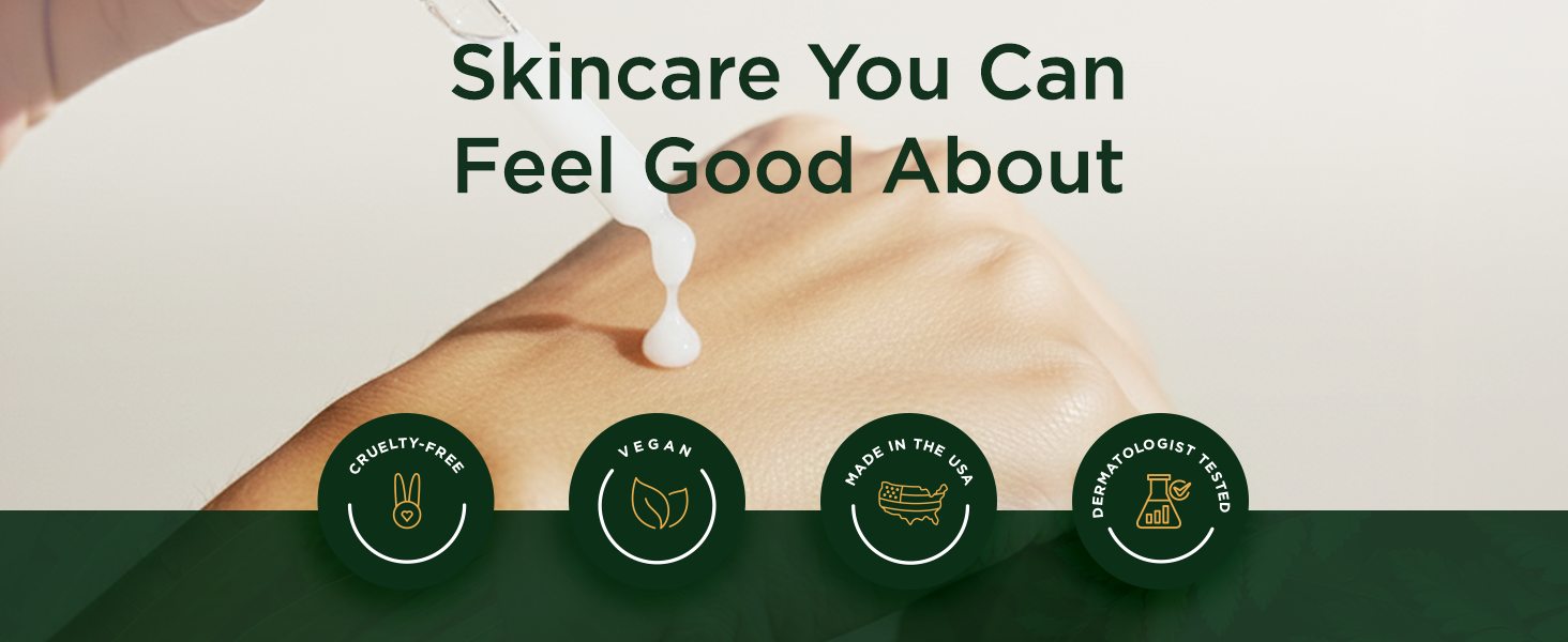 Cruelty-free, vegan, formulated in the USA