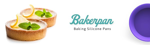 Bakerpan baking silicone pie cake pan heart