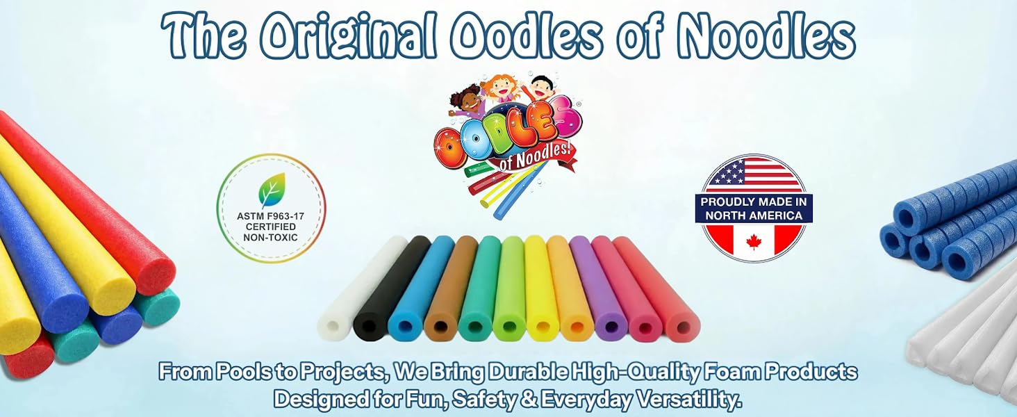 11 colors of pool noodles for pools to projects, fun and safety